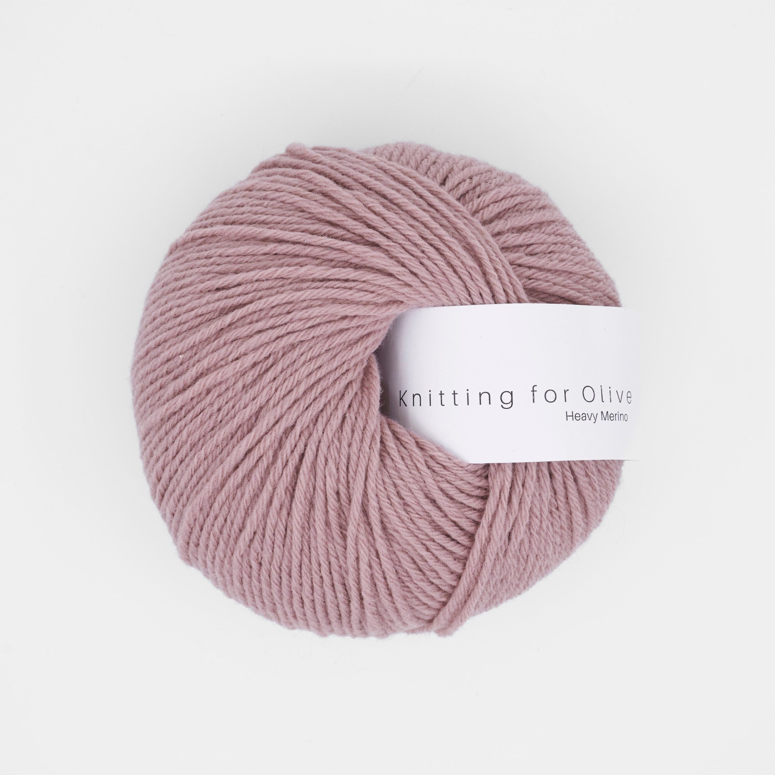 Knitting for Olive Heavy Merino Dusty Rose ile yumuşacık, toz pembe şıklığı ve kalıcı renk.