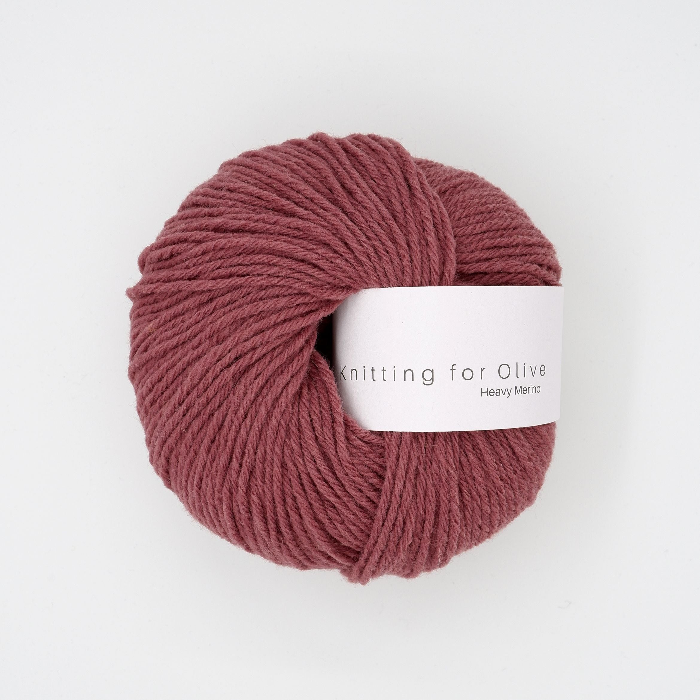 Knitting for Olive Heavy Merino Plum Rose ile yumuşak, dayanıklı ve canlı renkli projeler örün.