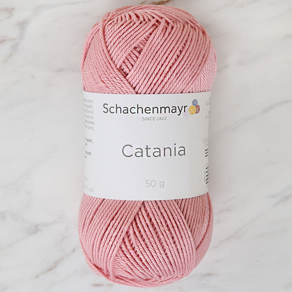 Schachenmayr Catania 50gr pembe pamuk ipiyle yumuşak bebek örgüleri ve aksesuarlar yapın.