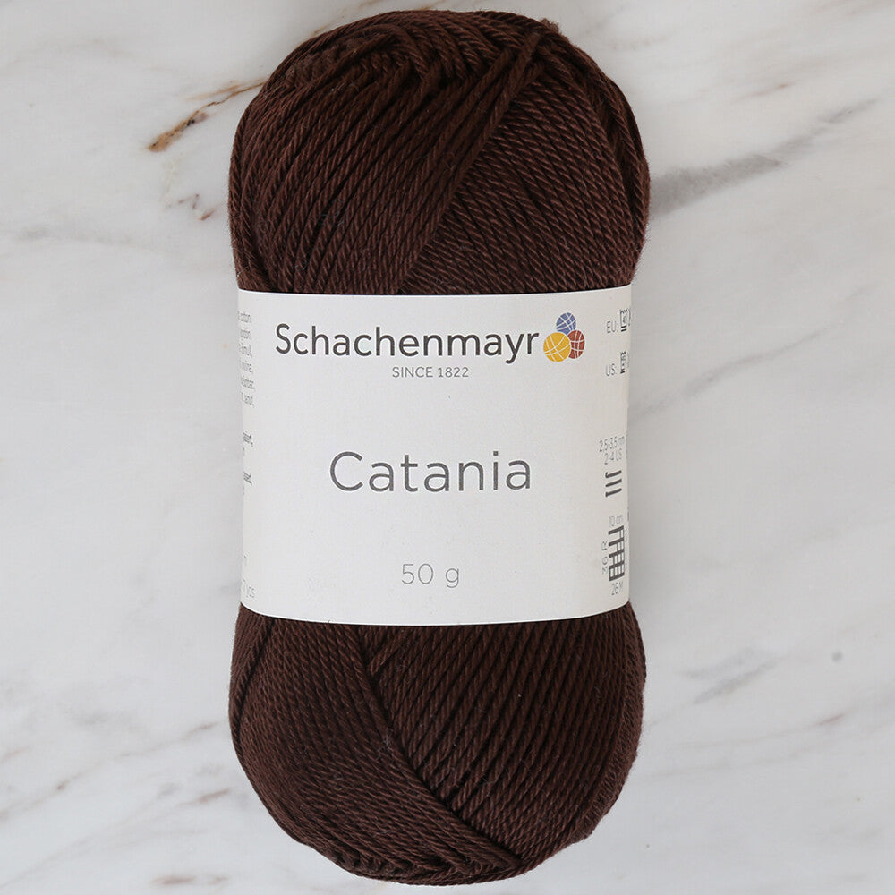 Schachenmayr Catania 50gr kahverengi el örgü ipi ile projelerinize doğal şıklık ve dayanıklılık katın.