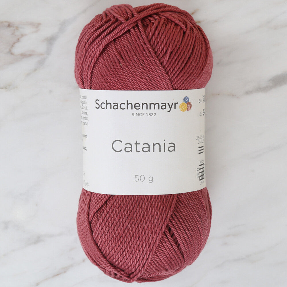 Schachenmayr Catania 50gr Gül Kurusu el örgü ipi, yumuşak dokusu ve canlı rengiyle zarif projeler yaratır.
