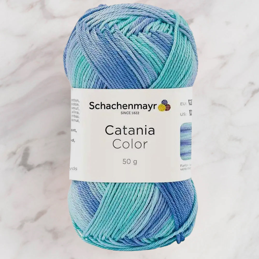 Schachenmayr Catania Color ebruli el örgü ipi, solmaz renkleriyle konforlu örgü deneyimi sunar.