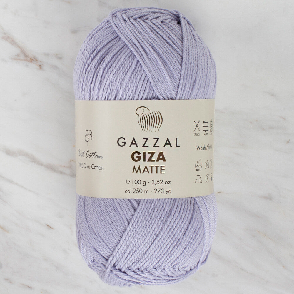 Gazzal Giza Matte Açık Lila El Örgü İpi - 5571