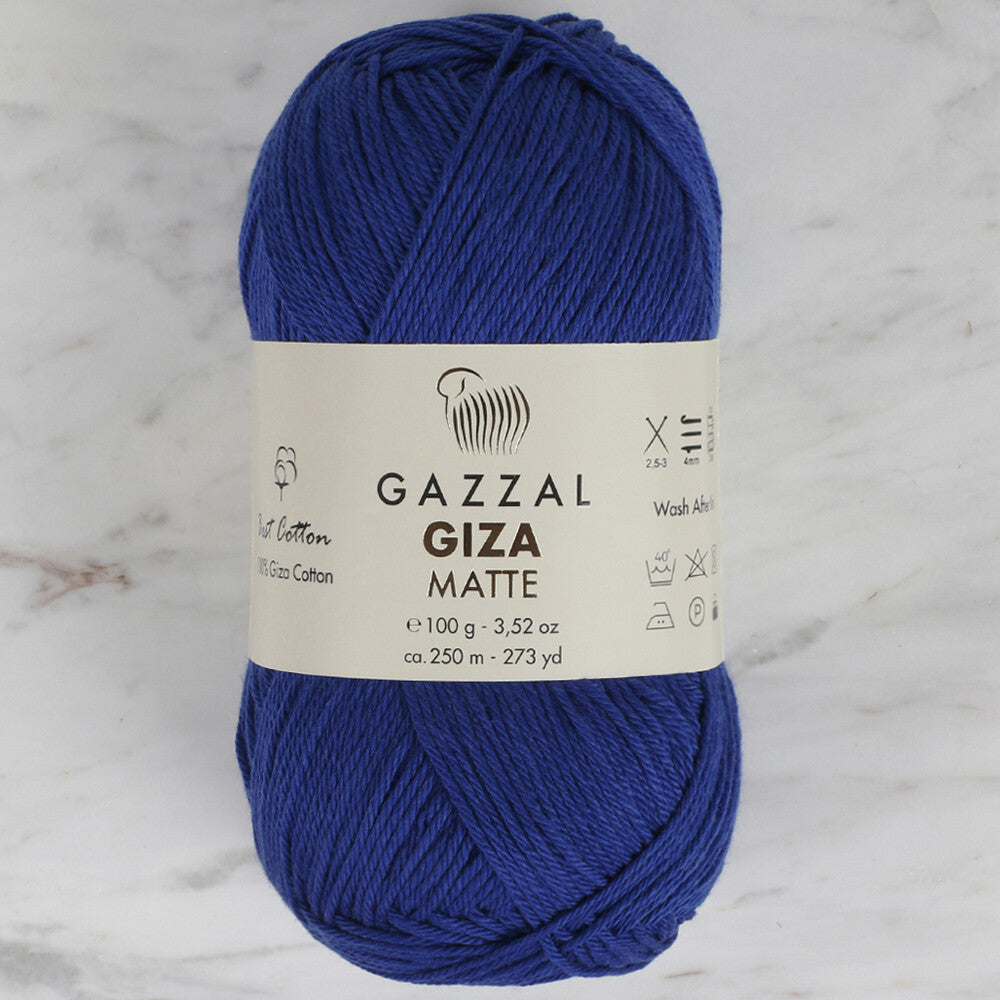 Gazzal Giza Matte Çivit Mavisi El Örgü İpi - 5578