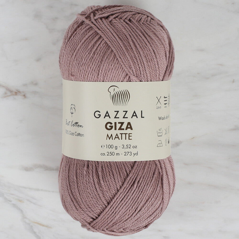 Gazzal Giza Matte Kahverengi El Örgü İpi - 5595