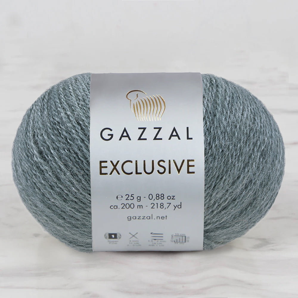 Gazzal Exclusive 9933 canlı yeşil el örgü ipi ile yumuşacık ve zarif projeler örün.