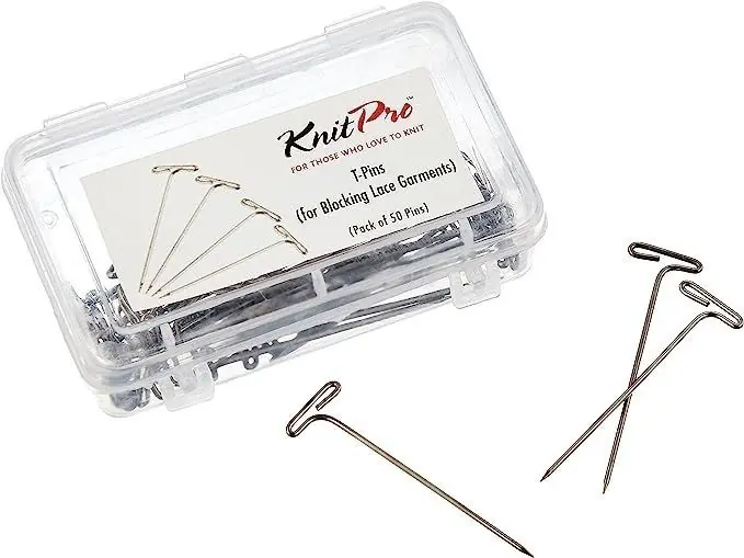 KNITPRO T-İğnesi 50'li paket, yüksek kaliteli malzeme ve hassas işçilikle dikişlerinizi kolayca tamamlar.