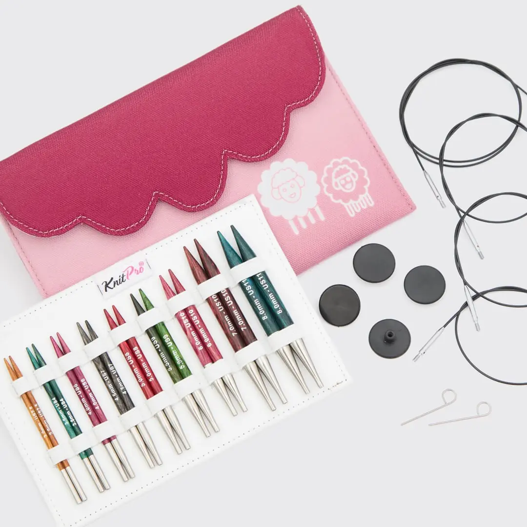 KnitPro Dreamz Deluxe kısa uçlu örgü şiş setiyle ergonomik konfor ve projelerinizde fark yaratın.