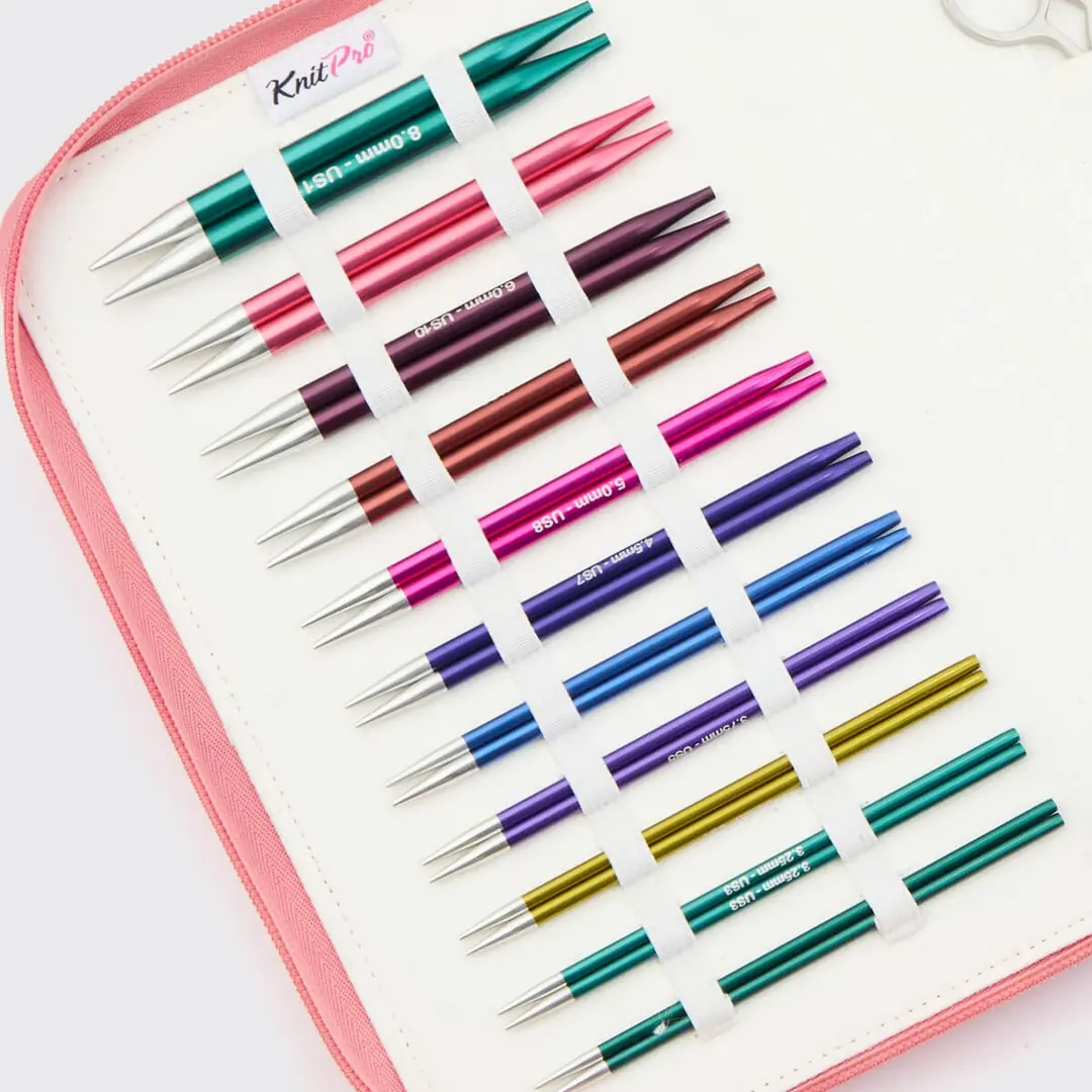 KNITPRO ZING Regal Set normal uçlu, pürüzsüz ve hızlı örgü keyfi sunar.
