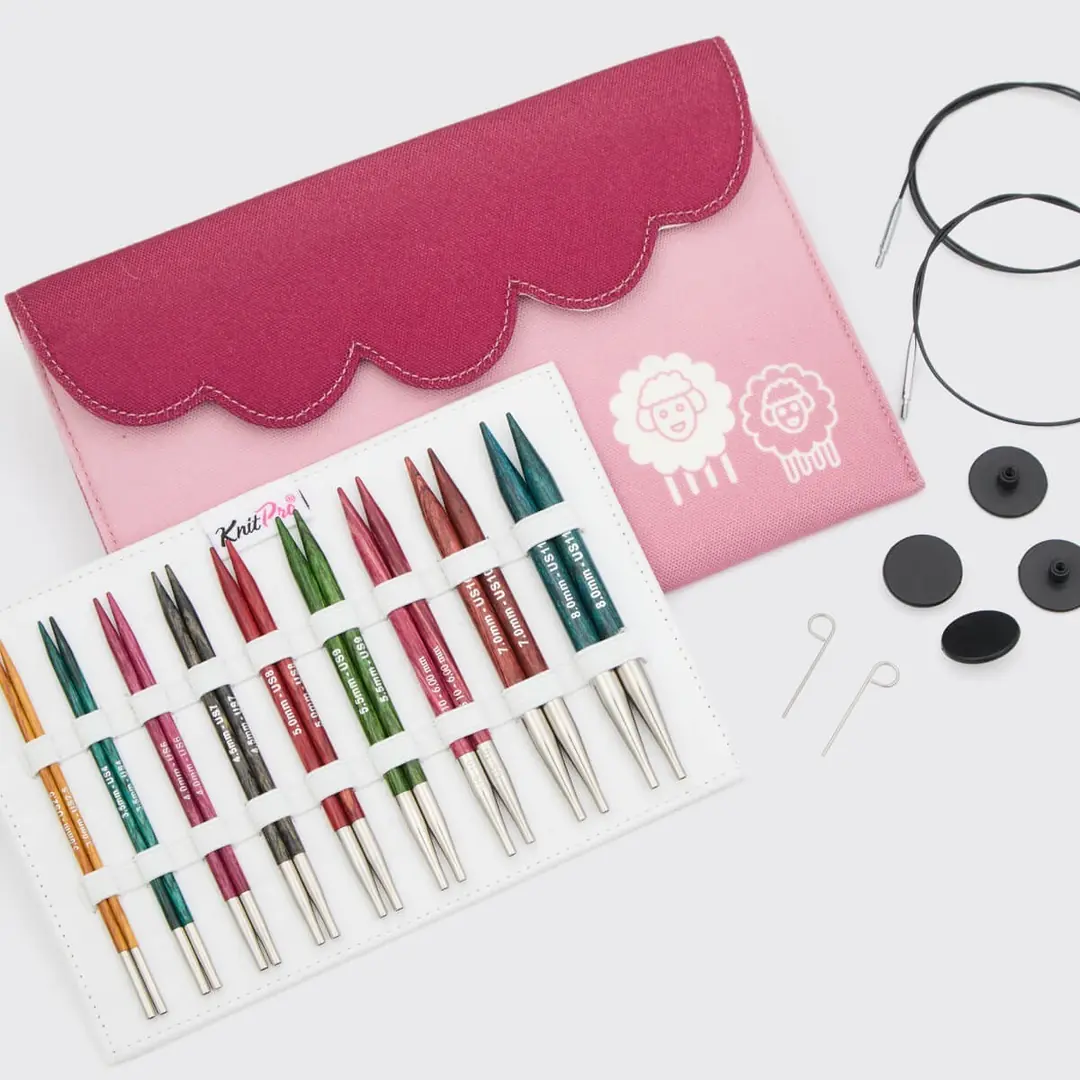 KNITPRO DREAMZ Deluxe 13 cm normal uçlu set ile ergonomik ve kesintisiz örgü keyfi.