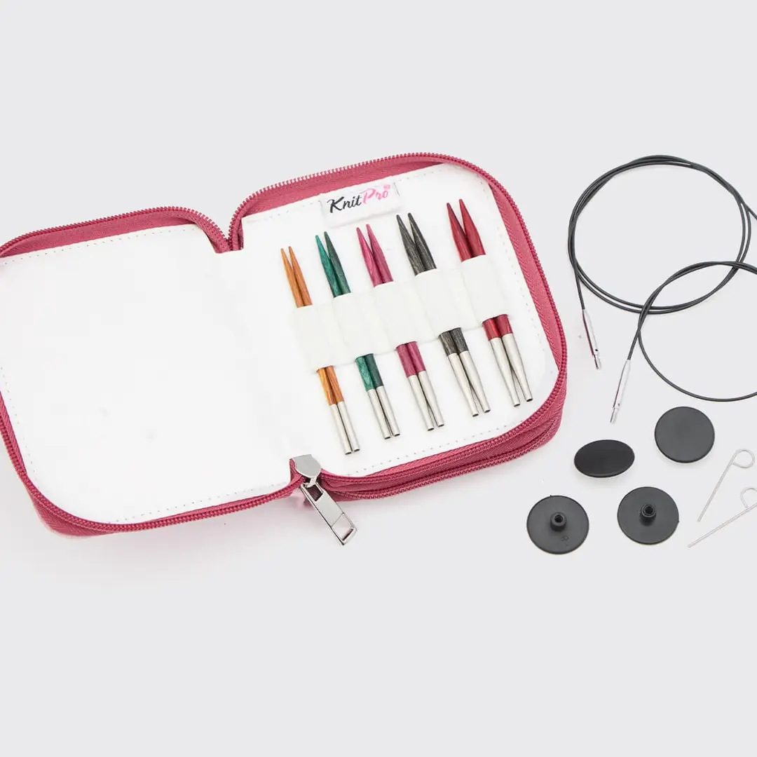 KNITPRO DREAMZ 10 cm kısa uçlu hafif starter set ile şık ve konforlu örgü keyfi.