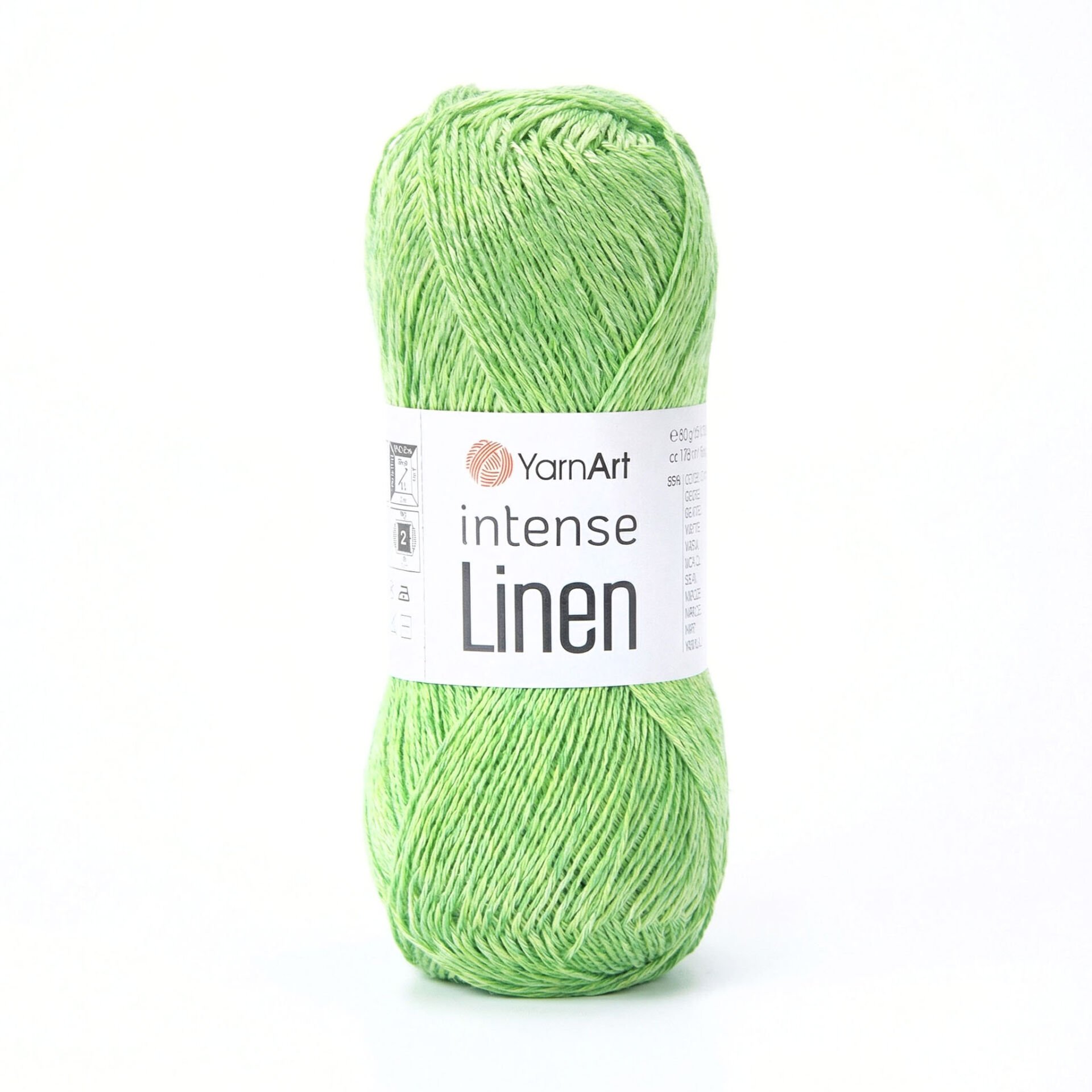 YarnArt Intense Linen 4125 el örgü ipi, doğal keten görünümlü ve dayanıklı yapısıyla öne çıkar.