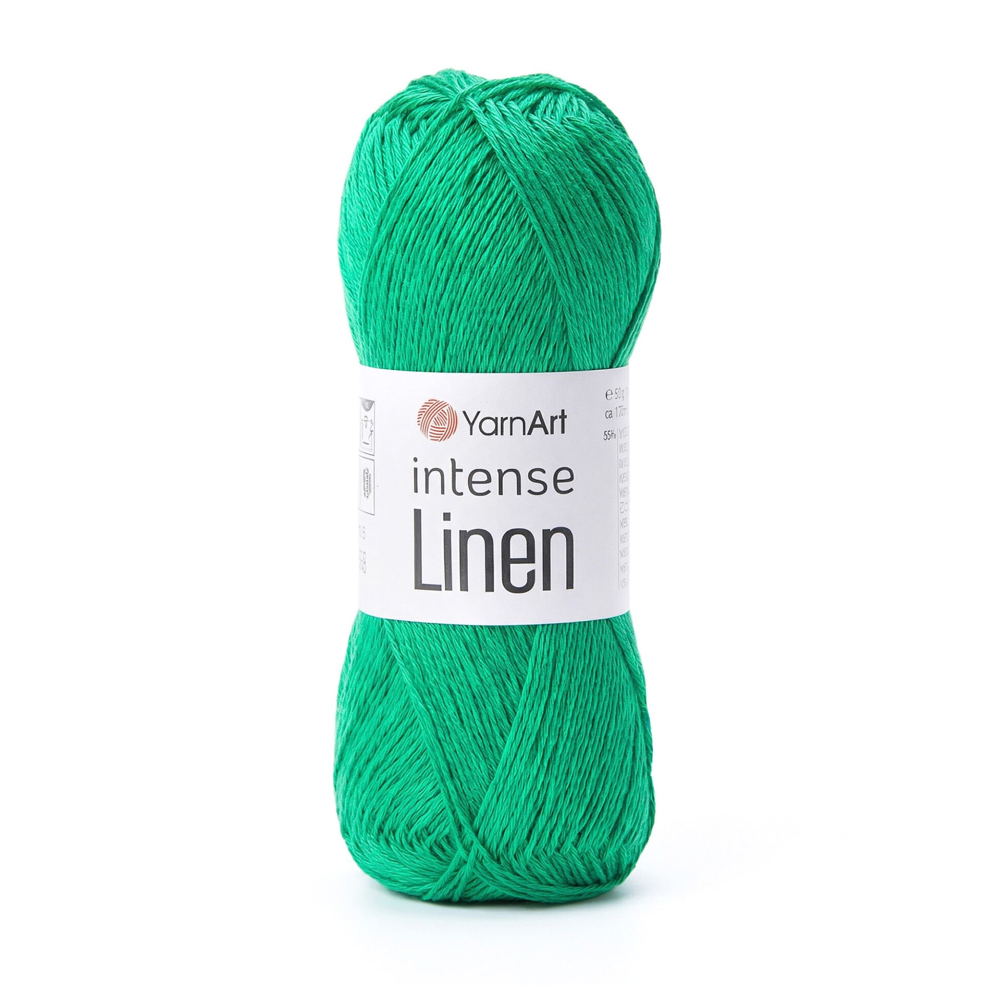 YarnArt Intense Linen 4126 numaralı doğal keten görünümlü el örgü ipi.