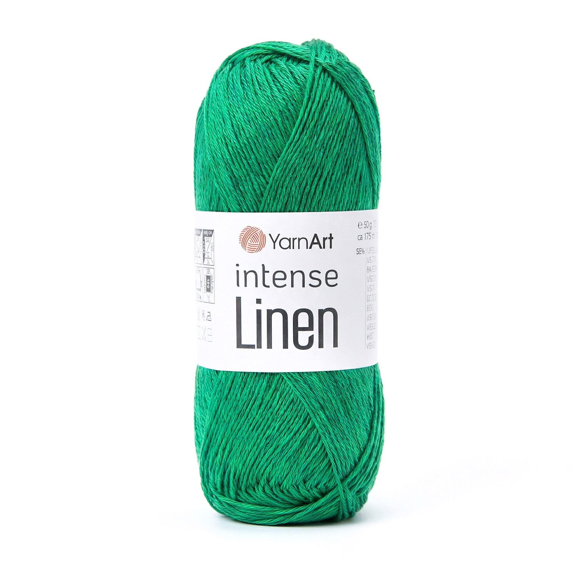 YarnArt Intense Linen 4127 numaralı el örgü ipi, doğal keten görünümlü ve sağlam yapılı.