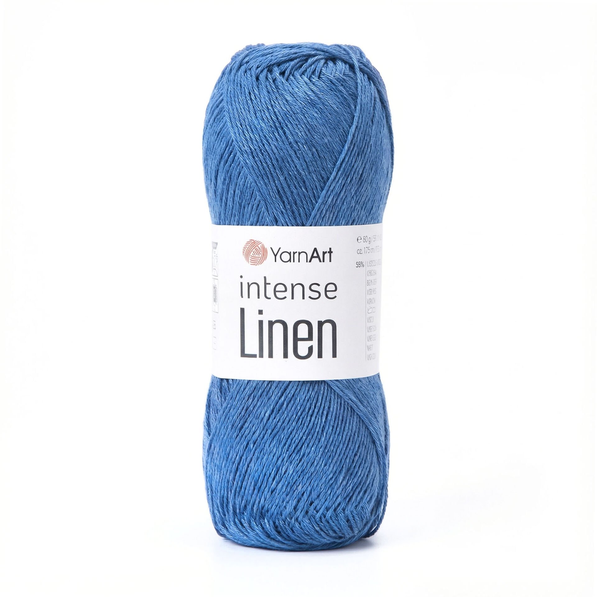 YarnArt Intense Linen 4128 numaralı keten dokulu el örgü ipi.