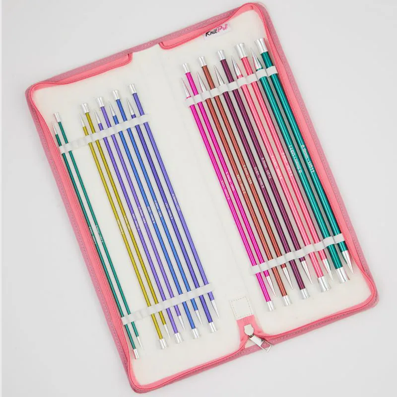 25 cm KNITPRO ZING Grande setiyle pürüzsüz ve hafif alüminyum yapıda iplikleriniz kayar gibi akar.
