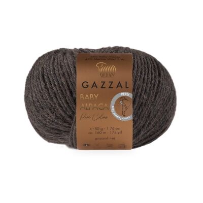 Gazzal Baby Alpaca El Örgü İpi -Duman Grisi- 6461