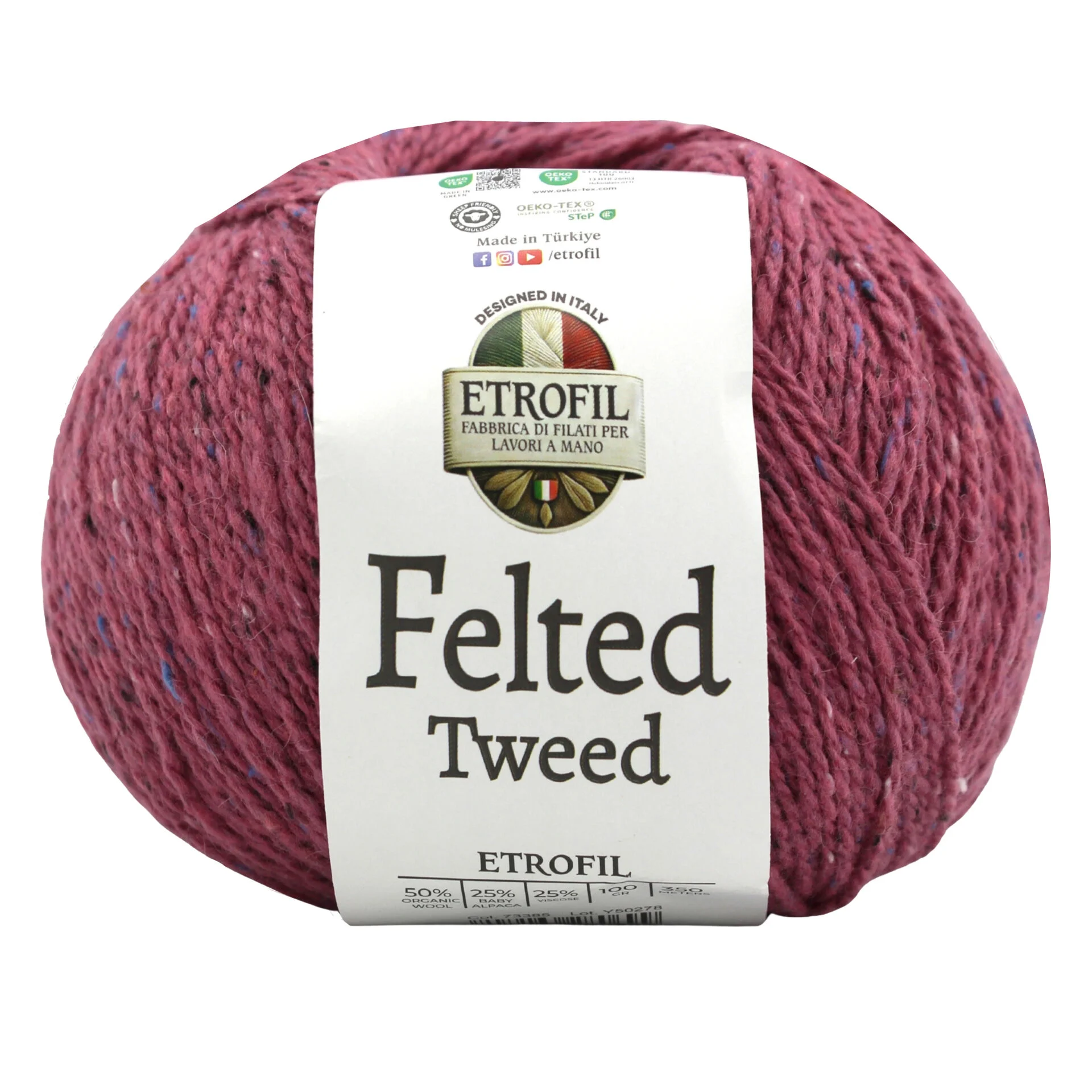 Felted Tweed 100g 350m - 73385 GÜL KUVARSI
